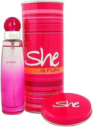 Hunca She Eau de Toilette Perfume, Fun, 1.7 Ounce