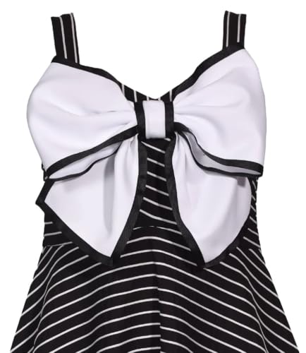 Bonnie Jean Girls Size 7-16 Bow Front Knit Casual Dress2