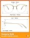 TIJN Vintage Round Clear Glasses Non-Prescription Eyeglasses Frames for Women Men,Oversized Metal Oval Eyewear(Crystal)