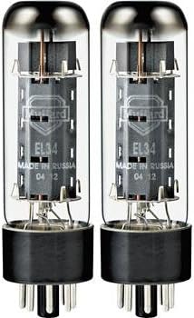 Mullard EL34 Power Vacuum Tube, Platinum Matched Pair
