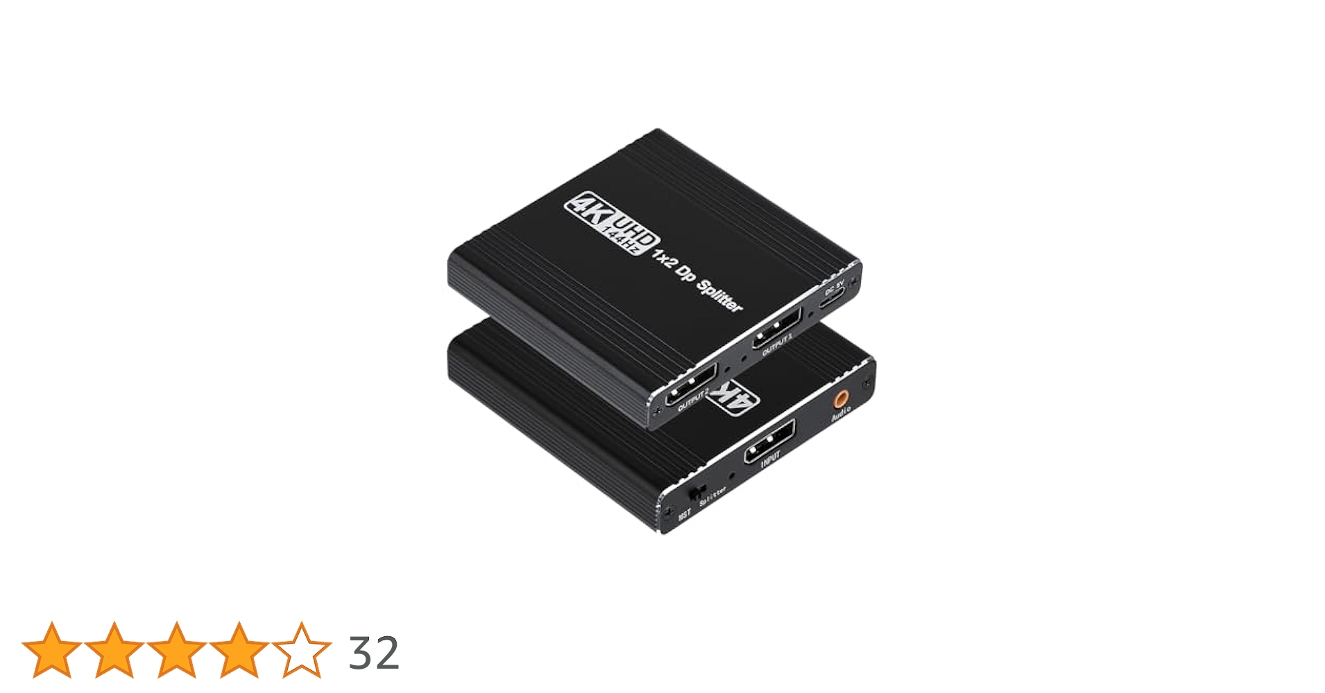 Amazon | DisplayPort to デュアル DisplayPort 分配器 1入力2