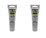 Super Lube 92003 Silicone Lubricating Grease with PTFE, 3 oz Tube, Translucent White, 1 Pack (Two Pack)