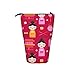 COSNUG Trousse à crayons mignonne pour filles et garçons - Motif poupée japonaise Kokeshi - Trousse à crayons télescopique - Trousse à crayons