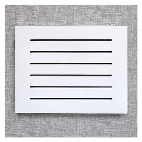 Estante para enrutador de pared, caja de almacenamiento para enrutador WiFi, estante flotante de madera para TV, consola de medios montada en la pared, caja de soporte para sala de estar, caja de