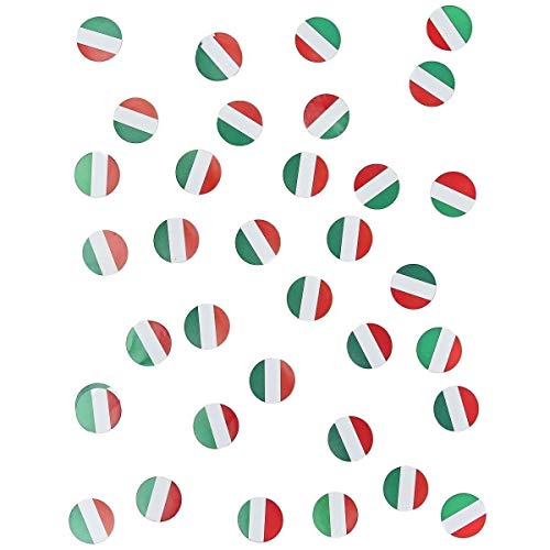 Christian Fabrications 150 Confettis de Table Drapeau Italie - Coloré - Taille Unique