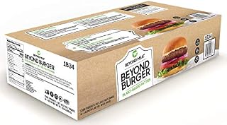 Beyond Meat Burgers- Plant-based Meat Alternative, Heat & Eat- Frozen, 40 x 4
