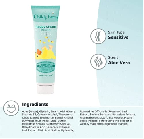Childs Farmbaby Nappy Cream Aloe Vera 100ml X 100ml Desertcart