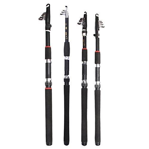 3NH® 2. 1 M 2. 4 M 3. 0 M 3. 6 M Telescopic Fishing Iron And Steel-Black-3. 6M : 3.6M-picture-23