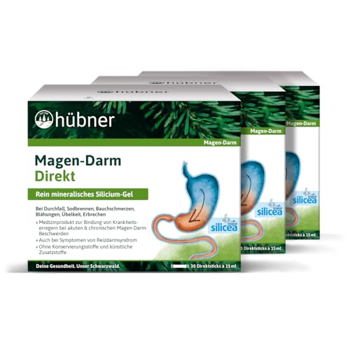 3 x Hübner Silicea Magen-Darm Direct 3 x 30 Sticks (1350 ml)