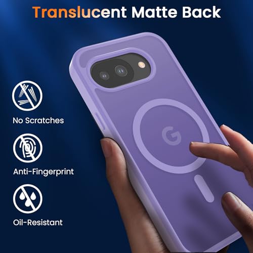 Image of WRJ Magnetic Case for Google Pixel 10a 6.3-Inch,Taro Purple