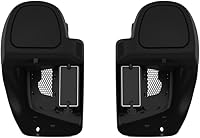 Vista 8 de Moto Onfire River Rock Gray (brillante) carenados inferiores aptos para H-D Touring Street Road King Glide FLTR 2014-2023, kits de calentadores