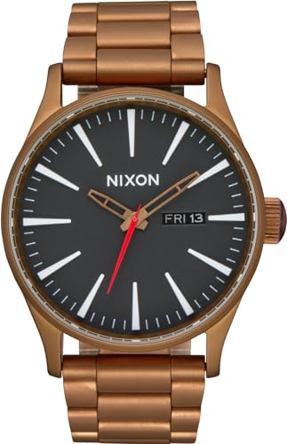 Nixon Sentry Stainless Steel A356-5145-00 montre homme acier étanche 100m