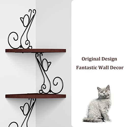 Alsonerbaycornershelfwallmount4tierfloatingshelvesforwalleasytoassemblewallshelvesrusticwooddecorforbedroomlivingroombathroomkitchenofficewalnutfinish Urban Country Home Decor Alsonerbay corner shelf wall mount 4 tier floating shelves for wall easy to assemble wall shelves rustic wood decor for bedroom living room bathroom kitchen office walnut finish urban country home decor