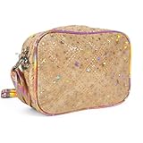 Bolsinha Bolsa Infantil Menina Passeio Alça Transversal Regulável (Dourado)