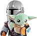 Imagen de Star Wars Mandalorian Book of Boba Fett Series Mandalorian y Grogu cuentan con peluche Disney+ Disney Plus Show Sounds