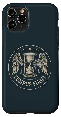 Tempus Fugit ���t�� �����v ���e������p ���B���e�[�W �S�V�b�N �X�}�z�P�[�X iPhone 11 Pro �p