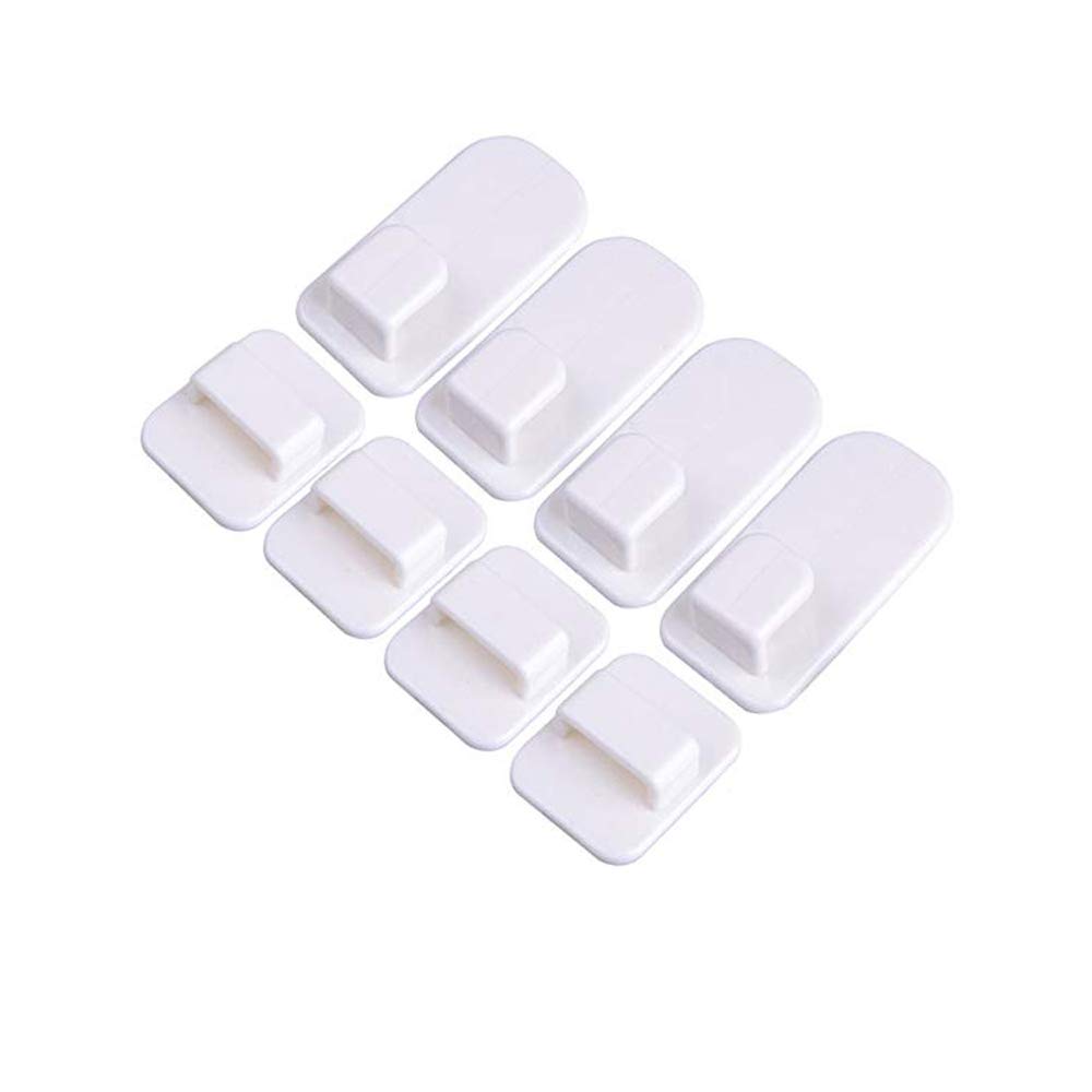 J Shop 2 Set TV Remote Control Air Conditioning Sticky Hook Self Adhesive Strong Hanger Holder Wall Sensor