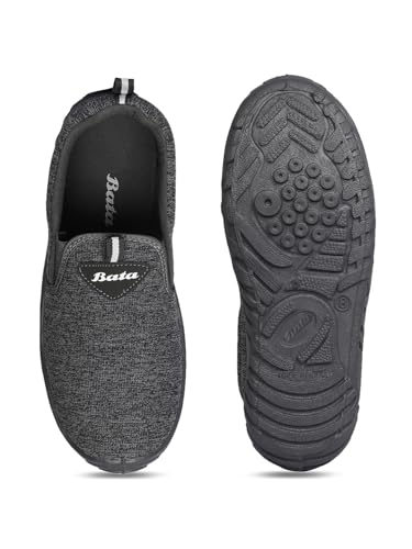 Image of Bata Men Casual Slipon Canvas Shoes - Grey