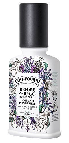 Poo-Pourri Before-You-Go Toilet Spray, Lavender Peppermint, 4 Fl Oz - Lavender, Peppermint and Citrus