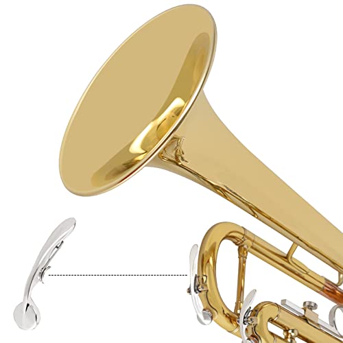 Eastrock Bb Trumpet Standard Trumpet Set With Carrying Case,Gloves, 7C Mouthpiece, Cleaning Kit, Tuning Rod (Gold/Phosphor Copper) #TOP2