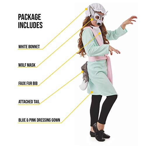 Fun Shack Kids Grandma Wolf Costume Bad Granny Werewolf Boy Girl Halloween Costume For Kids Medium #TOP4