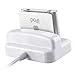 White USB Charger Dock Cradle for iPod Apple
