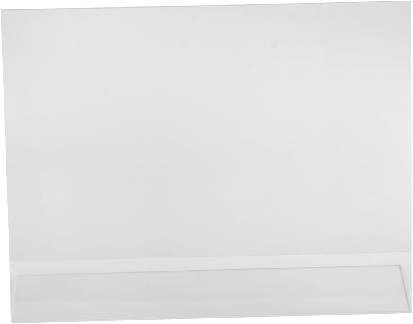 Dazzling Displays Clear Acrylic Sign Holder 11 x 8.5 Clear Slanted Sign Holder Premium Acrylic Sign Holder for Office, Retail, Tradeshow and Home Use image 5