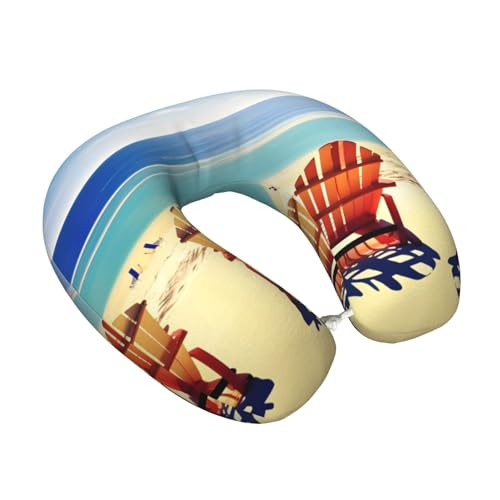 Almohada viaje cuello poliéster negra semicircular miniatura 2