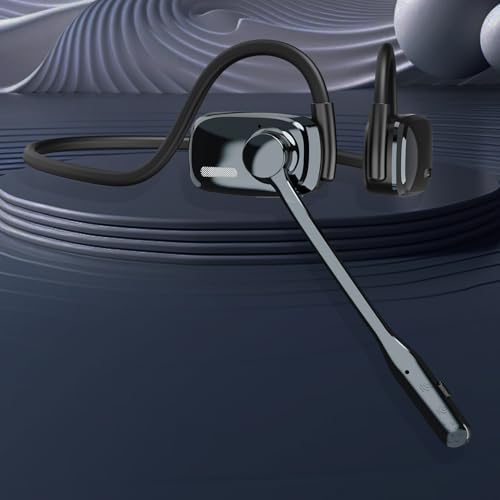 Image of Open Ear Bluetooth V5.4 Wireless Headphones with Noise Cancelling Mic
