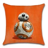 Type de lot : non Star Robots Print Wars Style Lin Polyester Housse de Coussin Décoratif Maison Canapé Chaise Siège Voiture Ami Chambre Cadeau