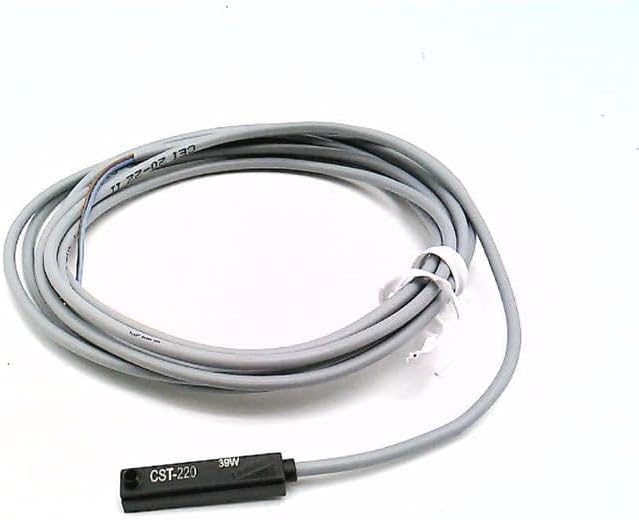 CST-220 10-110 VAC/DC, 2 M Cable Length, 2 Wire, CSC Series, Magnetic, N/O, Proximity Reed Switch, T-Slot