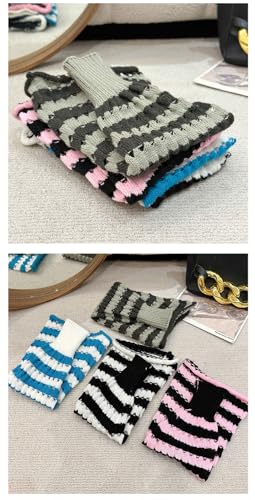 Image of Women Leg Warmer Vintage Striped Leg Socks for Spicy Girls Cute Slim
