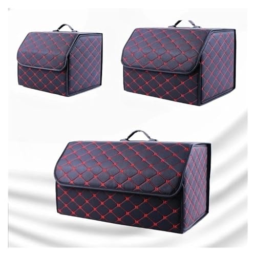 Organiseur de coffre pliable avec couvercle pour SUV et berline
