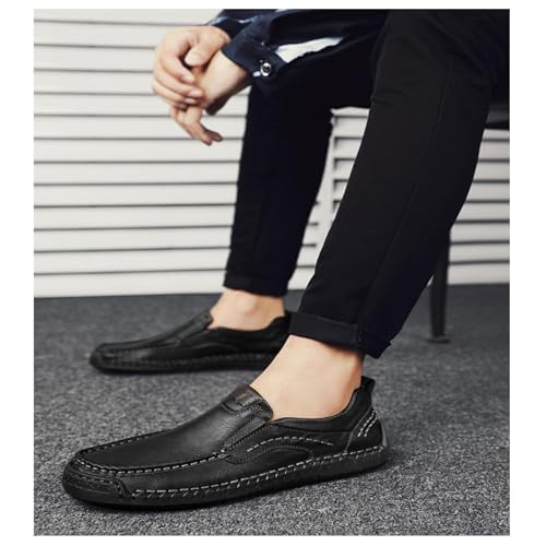 Men's Casual Leather Loafers, Shoes, Slip-in Dress Shoes, Walking Driving Shoes4