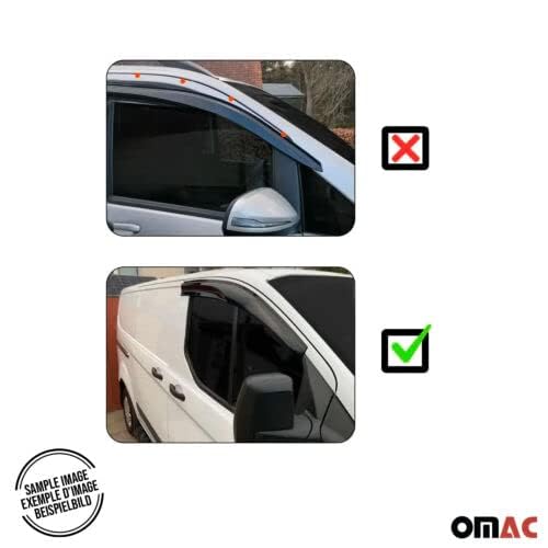 Deflettori Antivento E Antipioggia Per VW Passat MK7-B7 2011-2015 – Facili Da Installare, Migliorano Comfort E Sicurezza