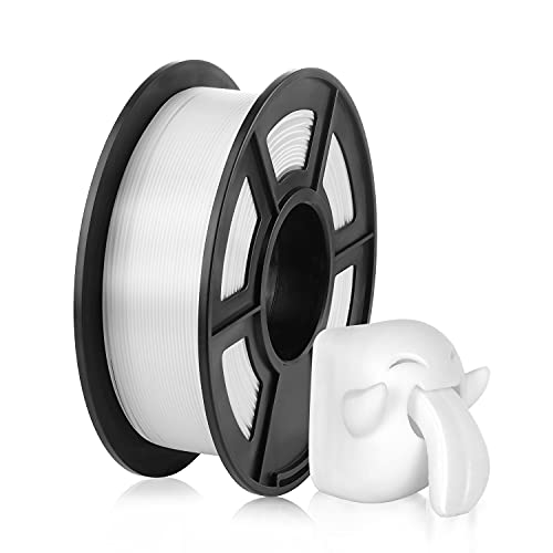 ANYCUBIC 3D Printer Filament PLA 1.75mm, FDM Printer Filament 1kg Spool (2.2 lbs), Dimensional Accuracy +/- 0.02 mm, PLA White