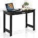 FURINNO Jaya Writing Desk For Residential Use With DrawerBlack, Blackwood, Large