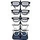 Brillenhalter Brillenständer Sonnenbrille Rack Brillenaufbewahrung für 5 Brillen Sonnenbrillenhalter und Brillenablage Sonnenbrillen Halter Brille Ausstellungsstand Zur Aufbewahrung Und Präsentation