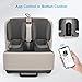 COMFIER 2-in-1 Shiatsu Foot Massager&Foot Rest,Foot and Calf Massager with APP Control, Heating Pad for Back Pain - Heat Belly Wrap Belt with Vibration Massage, Fast Heating Pads