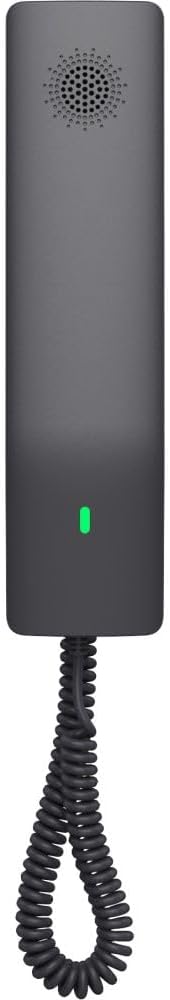 Τηλέφωνο IP ξενοδοχείου Grandstream GHP611W, κοντινό πλάνο πρόσοψης με ένδειξη LED