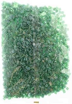 Miyuki TILA Beads 5x5mm 2 Hole TL0146FR Light Emerald Transparent AB 250Gms Bulk Bag of Japanese Glass Beads
