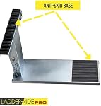 Ideal Security Foldable Ladder-Aide PRO: Fits Steps 4.921" to 7.875" High, Ladder Extender, Accessories, Stabilizer, Leveler for Single and Extension Ladders
