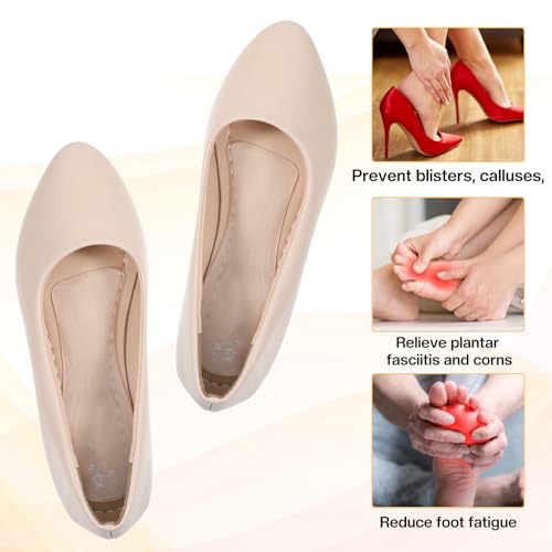 Plantillas de gel invisibles para tacones altos, 4 piezas miniatura 3