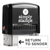 Return to Sender Office Stamp | 4 Different Sizes | 20 Designs | Multiple Color Options | Perfect for Quick Validation of Office Documents (Return to Sender, Medium)