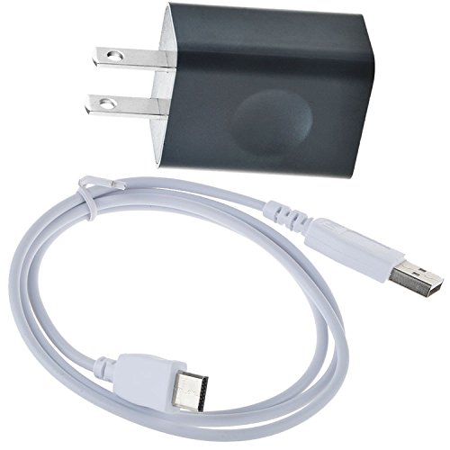 PK Power White 5V2A Charger & Data USB Cable for Nabi Fuhu XD JR DreamTab Elev-8