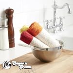 Lily Sugar N Cream Scrub Off Super Size Denim Yarn - 1 Pack of 75g/2.6 oz - 100% Cotton - #4 Worsted (Medium) - 106 Yards - Knitting/Crochet