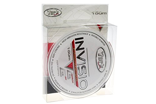Sedal de pesca de York Invisio, bobina de 150 m, 0,14 - 0,40 mm, monofilamento, con revestimiento de fluorocarbono, 0,20mm/9,5kg
