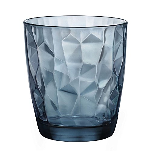 Bormioli Rocco Diamond Ocean Blue verre à eau 305ml, blue, 6 verre