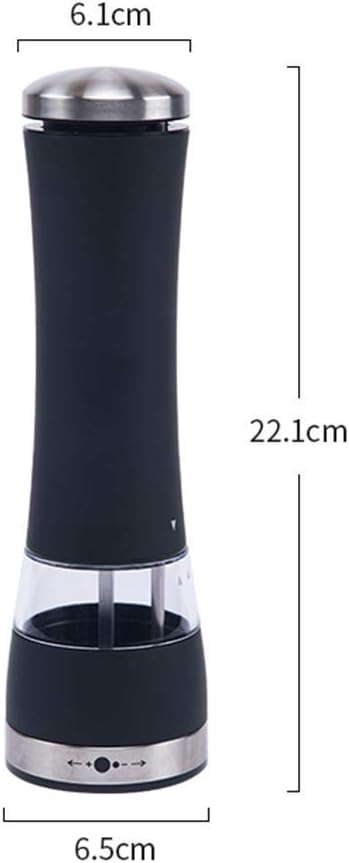 Salt and Pepper Mill Set with Adjustable Ceramic Grinder and Adjustable Coarseness for Friends 1PC.