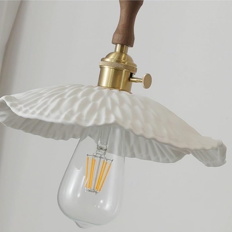 Lustre moderne LED avec bouton interrupteur intégré, éclairage suspendu performant - 4